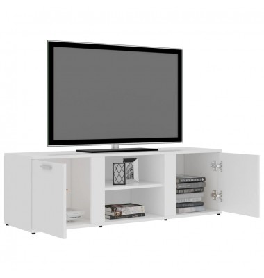  Televizoriaus spintelė, balta, 120x34x37cm, MDP - TV spintelės - 5