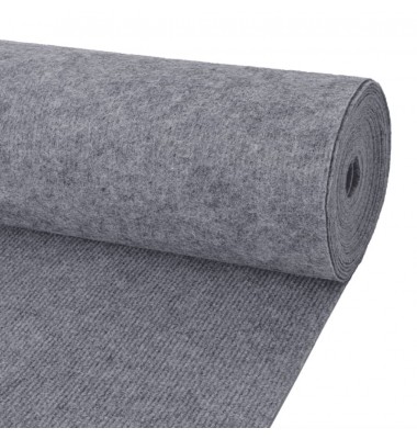  Parodų kilimas, pilkos spalvos, 1,2x15m, stulpelių dizaino - Durų, virtuvės kilimai - 1