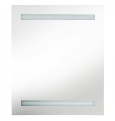  Veidrodinė vonios spintelė su LED apšvietimu, juoda, 50x14x60cm - Vonios spintelės, veidrodžiai - 4