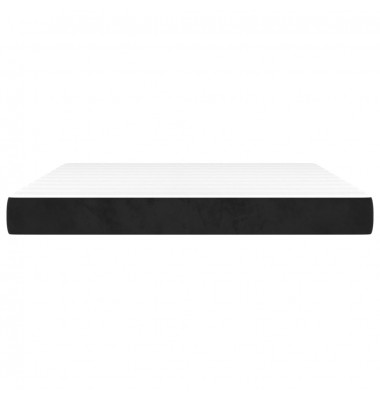  Spyruoklinis čiužinys, juodos spalvos, 160x200x20 cm, aksomas - Čiužiniai - 3