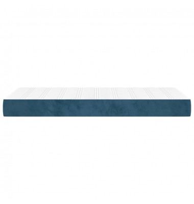  Spyruoklinis čiužinys, tamsiai mėlynas, 90x200x20 cm, aksomas - Čiužiniai - 4
