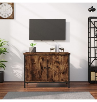  TV spintelė su durelėmis, dūminio ąžuolo, 60x35x45cm, mediena - TV spintelės - 1