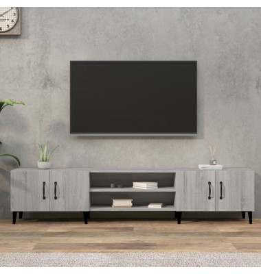  Televizoriaus spintelė, pilka ąžuolo, 180x31,5x40cm, mediena - TV spintelės - 1