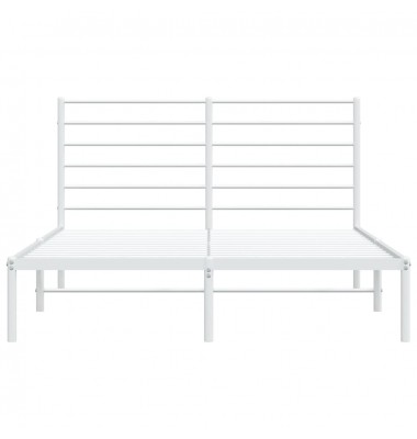  Metalinis lovos rėmas su galvūgaliu, baltos spalvos, 120x190cm - Lovos - 6