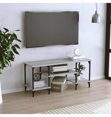  Televizoriaus spintelė, pilka ąžuolo, 102x35x45,5cm, mediena - TV spintelės - 1
