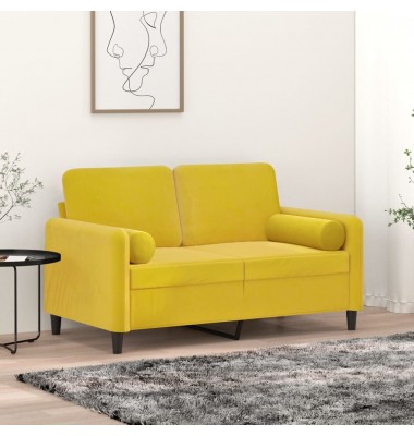  Pagalvėlės, 2vnt., geltonos spalvos, 15x50cm, aksomas - Dekoratyvinės pagalvėlės - 1