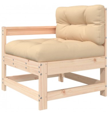  Sodo kėdės su pagalvėlėmis, 2vnt., pušies medienos masyvas - Moduliniai lauko baldai - 4