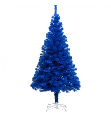  Dirbtinė Kalėdų eglutė su stovu, mėlynos spalvos, 240cm, PVC - Kalėdinės eglutės - 1