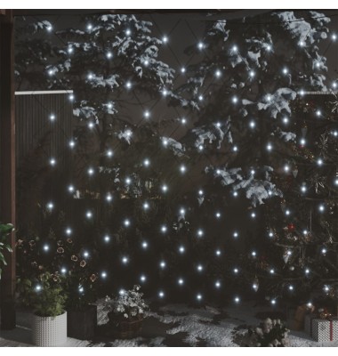  Kalėdinių lempučių tinklas, 3x2m, 204 šaltos baltos LED - Kalėdinis apšvietimas - 1