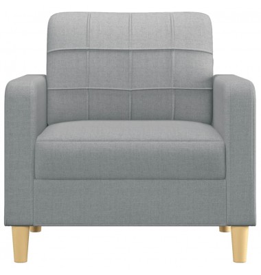  Krėslas, šviesiai pilkos spalvos, 60cm, audinys - Sofos, sofos-lovos - 3