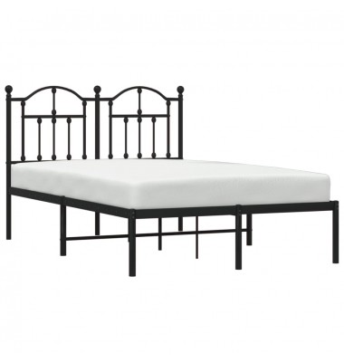 Metalinis lovos rėmas su galvūgaliu, juodos spalvos, 120x200cm - Lovos - 3