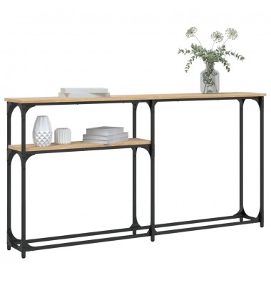  Konsolinis staliukas, ąžuolo, 145x22,5x75cm, apdirbta mediena - Žurnaliniai staliukai - 3