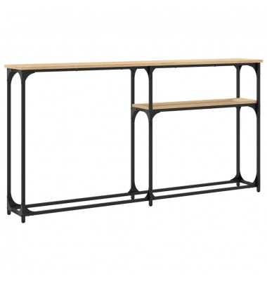  Konsolinis staliukas, ąžuolo, 145x22,5x75cm, apdirbta mediena - Žurnaliniai staliukai - 6