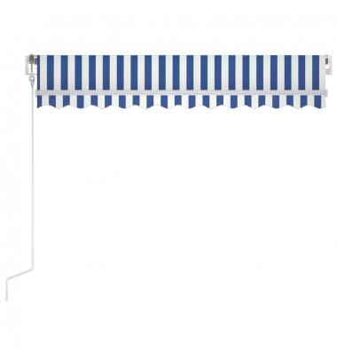  Automatinė ištraukiama markizė, mėlyna ir balta, 300x250cm - Markizės terasoms, langams, durims - 4