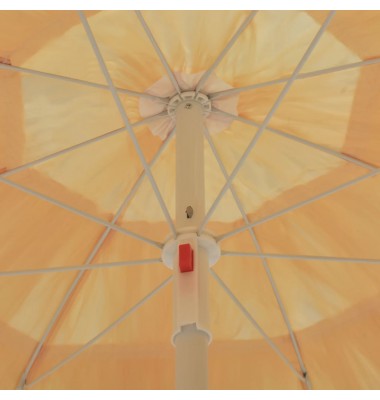  Paplūdimio skėtis, natūralios sp., 180 cm, havajietiškas st. - Lauko skėčiai, uždangos nuo saulės - 4