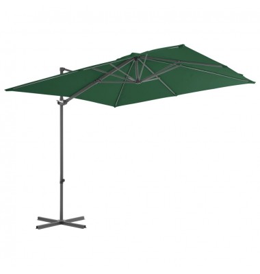  Lauko skėtis su nešiojamu pagrindu, žalios sp. - Lauko skėčiai, uždangos nuo saulės - 2