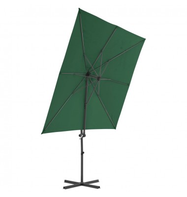  Lauko skėtis su nešiojamu pagrindu, žalios sp. - Lauko skėčiai, uždangos nuo saulės - 3