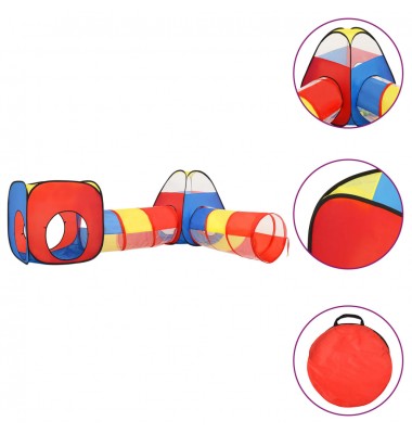  Vaikiška žaidimų palapinė, įvairių spalvų, 190x264x90cm - Žaidimų nameliai, batutai, smėlio dėžės - 1