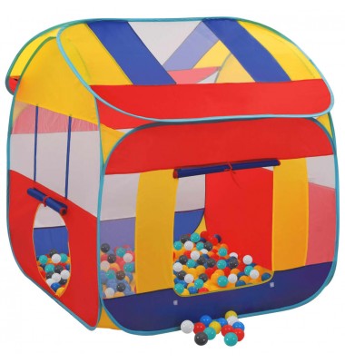  Žaidimų palapinė su 550 kamuoliukų, 123x120x126cm - Žaidimų nameliai, batutai, smėlio dėžės - 1