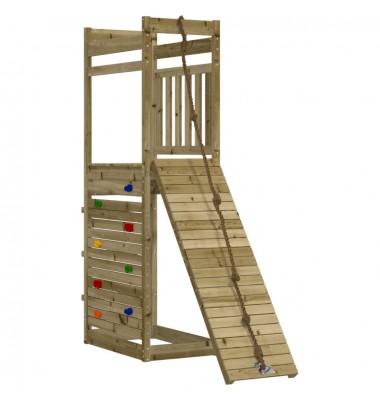  Lauko žaidimų aikštelės komplektas, impregnuota pušies mediena - Žaidimų nameliai, batutai, smėlio dėžės - 2