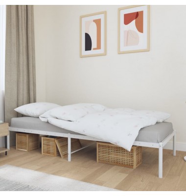  Metalinis lovos rėmas, baltos spalvos, 80x200cm - Lovos - 1