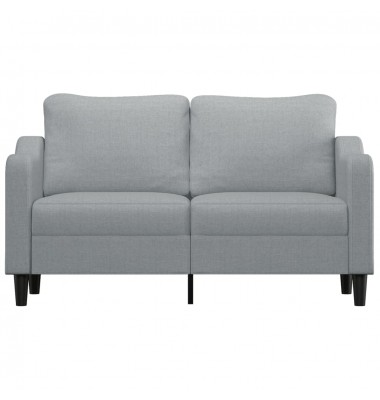  Dvivietė sofa, šviesiai pilkos spalvos, 140cm, audinys - Sofos, sofos-lovos - 3