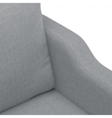  Dvivietė sofa, šviesiai pilkos spalvos, 140cm, audinys - Sofos, sofos-lovos - 6