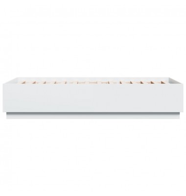  Lovos rėmas su LED, baltas, 100x200cm, apdirbta mediena - Lovos - 7