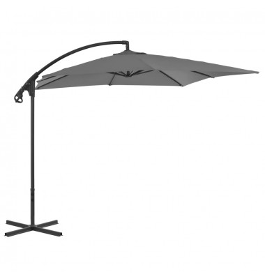  Gem. form. saulės skėtis su plien. stulp., antr. sp., 250x250cm - Lauko skėčiai, uždangos nuo saulės - 1