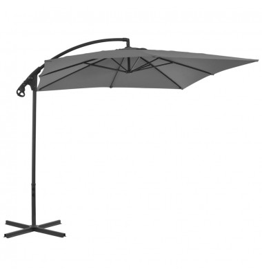  Gem. form. saulės skėtis su plien. stulp., antr. sp., 250x250cm - Lauko skėčiai, uždangos nuo saulės - 2