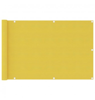  Balkono pertvara, geltonos spalvos, 90x400cm, HDPE - Lauko skėčiai, uždangos nuo saulės - 1