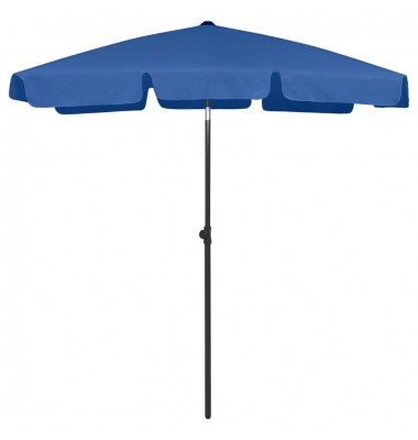  Paplūdimio skėtis, tamsiai mėlynos spalvos, 180x120cm - Lauko skėčiai, uždangos nuo saulės - 1