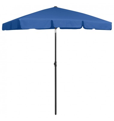  Paplūdimio skėtis, tamsiai mėlynos spalvos, 180x120cm - Lauko skėčiai, uždangos nuo saulės - 2