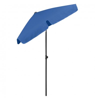  Paplūdimio skėtis, tamsiai mėlynos spalvos, 180x120cm - Lauko skėčiai, uždangos nuo saulės - 4