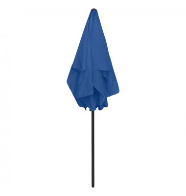 Paplūdimio skėtis, tamsiai mėlynos spalvos, 180x120cm - Lauko skėčiai, uždangos nuo saulės - 5