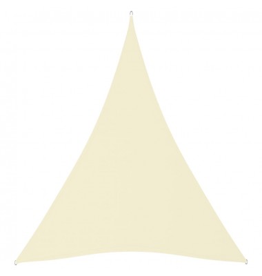  Uždanga nuo saulės, kreminė, 3x4x4m, oksfordo audinys, trikampė - Lauko skėčiai, uždangos nuo saulės - 1