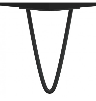  Kavos staliukas, juodos spalvos, 90x44,5x45cm, apdirbta mediena - Kavos staliukai - 9