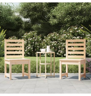  Sodo kėdės, 2vnt., 40,5x48x91,5cm, pušies medienos masyvas - Lauko kėdės - 1