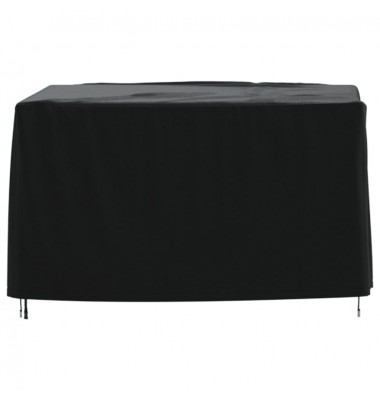  Sodo baldų uždangalas, juodas, 125x125x74 cm, 420D oksfordas - Baldų uždangalai, priedai - 4