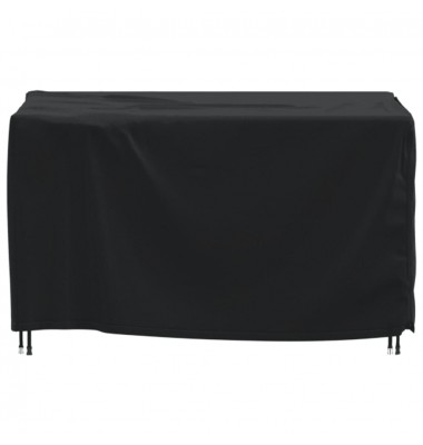  Sodo baldų uždangalas, juodas, 125x125x74 cm, 420D oksfordas - Baldų uždangalai, priedai - 5