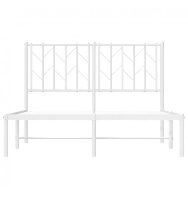  Metalinis lovos rėmas su galvūgaliu, baltos spalvos, 120x190cm - Lovos - 5
