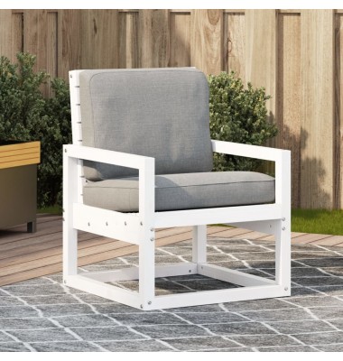  Sodo kėdė, balta, 57,5x63x76cm, pušies medienos masyvas - Lauko kėdės - 1