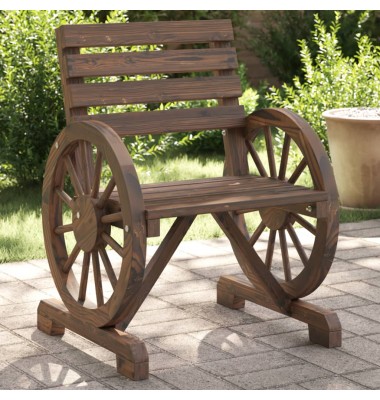  Sodo kėdės, 2vnt., 58x58x78,5cm, eglės medienos masyvas - Lauko kėdės - 1