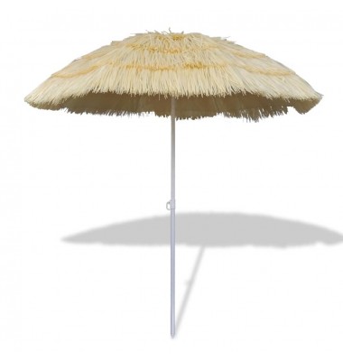 Pakreipiamas Havajų Stiliaus Paplūdimio Skėtis - Lauko skėčiai, uždangos nuo saulės - 1