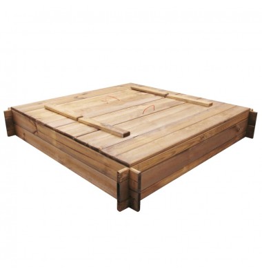  Smėlio dėžė, impregnuota mediena, kvadratinė - Žaidimų nameliai, batutai, smėlio dėžės - 2