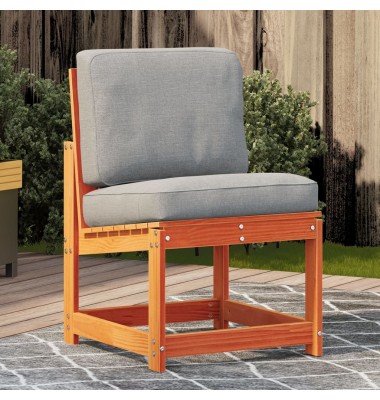  Sodo kėdė, vaško ruda, 50,5x55x77cm, pušies medienos masyvas - Moduliniai lauko baldai - 1