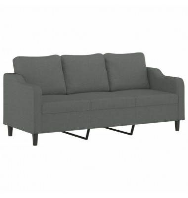  Trivietė sofa, tamsiai pilkos spalvos, 180cm, audinys - Sofos, sofos-lovos - 2