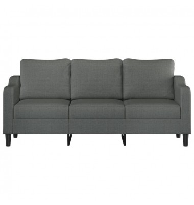  Trivietė sofa, tamsiai pilkos spalvos, 180cm, audinys - Sofos, sofos-lovos - 3
