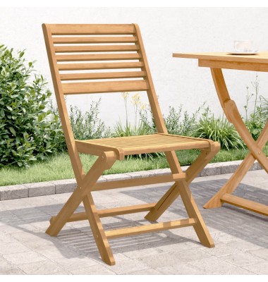  Sulankstomos sodo kėdės, 4vnt., 48,5x61,5x87cm, akacija - Lauko kėdės - 1