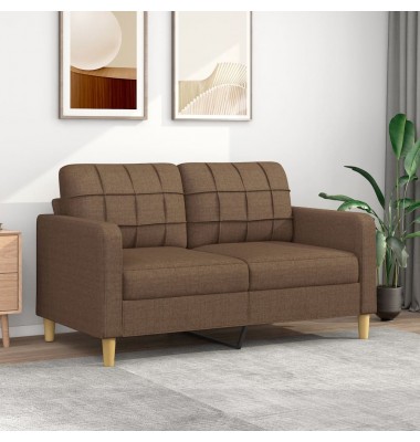  Dvivietė sofa, rudos spalvos, 140cm, audinys - Sofos, sofos-lovos - 1